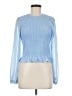 Laundry by Shelli Segal 100% Polyester Blue Long Sleeve Blouse Size M - photo 1