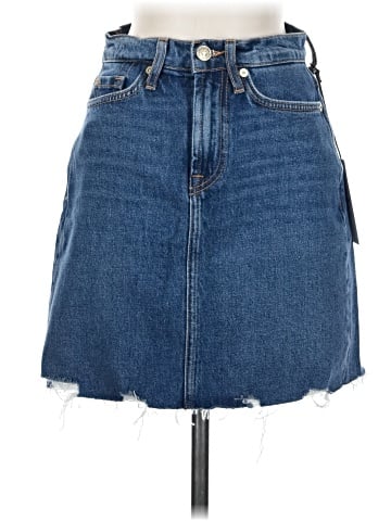 7 For All Mankind Denim Skirt (view 1)