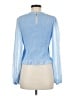 Laundry by Shelli Segal 100% Polyester Blue Long Sleeve Blouse Size M - photo 2