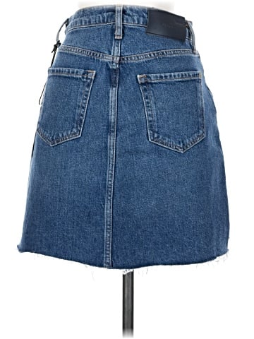 7 For All Mankind Denim Skirt (view 2)