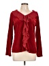Unbranded Red Long Sleeve Blouse Size L - photo 1