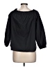 J.Crew Solid Black 3/4 Sleeve Blouse Size 12 - photo 2