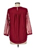 Daniel Rainn 100% Polyester Red 3/4 Sleeve Blouse Size M - photo 2