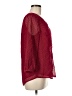 Daniel Rainn 100% Polyester Red 3/4 Sleeve Blouse Size M - photo 4