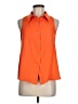Shein 100% Polyester Orange Sleeveless Blouse Size 6 - photo 1