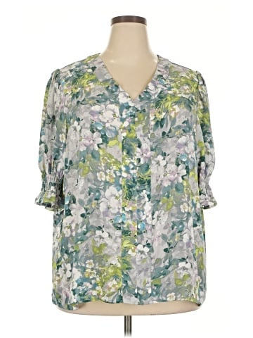 Jones & Co 3/4 Sleeve Blouse (view 1)