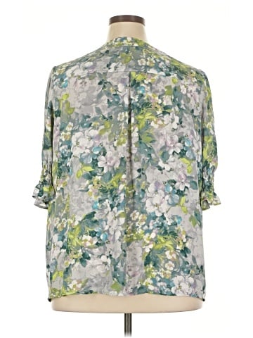 Jones & Co 3/4 Sleeve Blouse (view 2)
