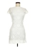 Unbranded 100% Polyester Ivory White Cocktail Dress Size M - photo 1