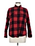 Old Navy 100% Cotton Plaid Red Long Sleeve Button-Down Shirt Size M - photo 1