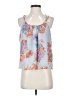 Alice Blue 100% Polyester Blue Sleeveless Blouse Size S - photo 1