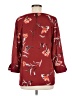 Daniel Rainn Burgundy 3/4 Sleeve Blouse Size M - photo 2