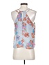 Alice Blue 100% Polyester Blue Sleeveless Blouse Size S - photo 2