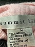 Summit Hill Pink Wool Pullover Sweater Size M - photo 7