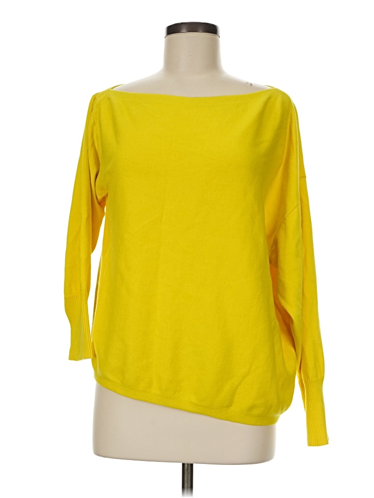Pre-owned Cabi Pullover Sweater In Yellow