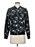 Emma & Olivia 100% Polyester Floral Black Jacket Size S - photo 1