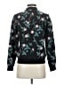 Emma & Olivia 100% Polyester Floral Black Jacket Size S - photo 2