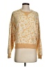 American Eagle Outfitters Floral Gold Pullover Sweater Size S - photo 1