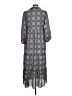 Max Studio 100% Polyester Paisley Teal Casual Dress Size XL (estimated) - photo 2