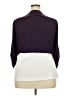 Perceptions Solid Purple Cardigan Size 2X - photo 2