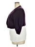 Perceptions Solid Purple Cardigan Size 2X - photo 5