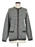 Alfred Dunner Chevron-herringbone Gray Cardigan Size M - photo 1