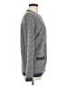 Alfred Dunner Chevron-herringbone Gray Cardigan Size M - photo 4