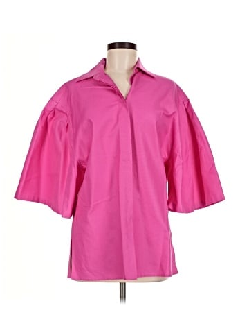Max Mara 3/4 Sleeve Button-Down Shirt (view 1)