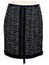 Tory Burch Tweed Black Formal Skirt Size 6 - photo 1