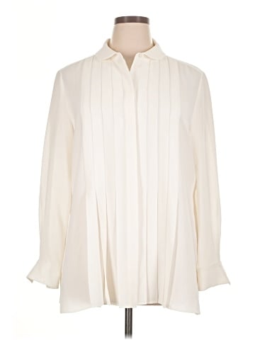 Lafayette 148 New York Long Sleeve Blouse (view 1)