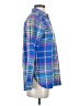 J.Crew 100% Cotton Plaid Blue Long Sleeve Button-Down Shirt Size 0 - photo 4