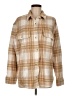American Eagle Outfitters Plaid Tan Coat Size M - photo 1