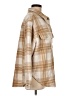 American Eagle Outfitters Plaid Tan Coat Size M - photo 4