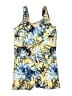 Sporti Print Blue One Piece Swimsuit Size 26 - photo 2
