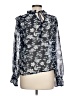 Active USA 100% Polyester Blue Long Sleeve Blouse Size L - photo 2