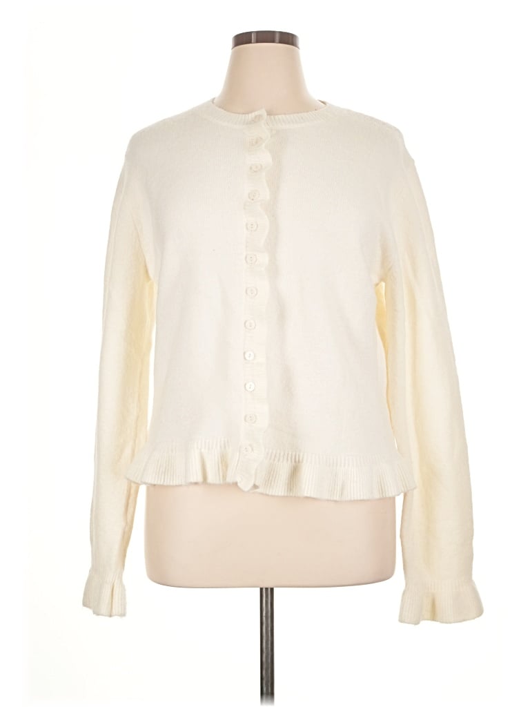 Pre-owned Prettygarden Cardigan Sweater In Ivory