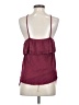 Sun & Shadow Burgundy Sleeveless Blouse Size S - photo 2