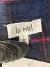 La Miel Plaid Blue Long Sleeve Button-Down Shirt Size L - photo 7