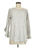 Ella Moss 100% Cotton Gray Sweatshirt Size M - photo 1