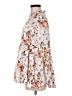 Shein Floral Ivory Long Sleeve Blouse Size 6 - photo 5