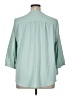 Torrid 100% Polyester Teal 3/4 Sleeve Blouse Size 1X Plus (1) - photo 2