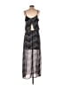 Sheshow 100% Polyester Paisley Black Casual Dress Size S (estimated) - photo 2
