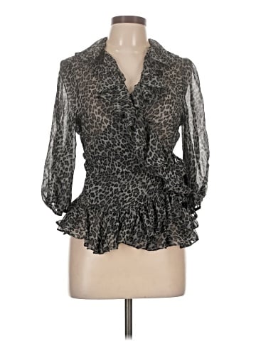 Lauren by Ralph Lauren 3/4 Sleeve Silk Top (view 1)