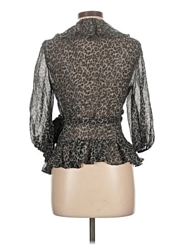 Lauren by Ralph Lauren 3/4 Sleeve Silk Top (view 2)