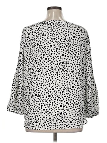 Ann Taylor Factory 3/4 Sleeve Blouse (view 2)