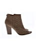 Restricted Shoes 100% Leather Brown Ankle Boots Size 8 1/2 - photo 1