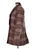 Avec Les Filles Plaid Brown Coat Size M - photo 5