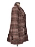 Avec Les Filles Plaid Brown Coat Size M - photo 4