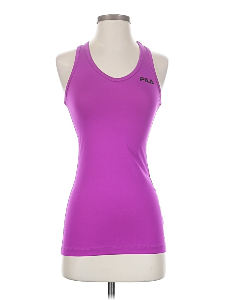 Pre-owned Fila Sport Active Tank Top In Purple