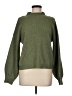 Pinque Solid Green Turtleneck Sweater Size M - photo 1