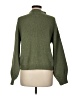Pinque Solid Green Turtleneck Sweater Size M - photo 2